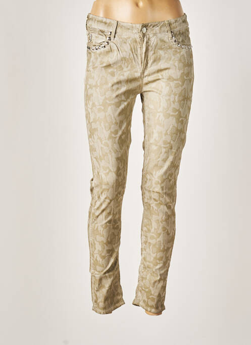 Pantalon 7/8 verde REIKO femeie