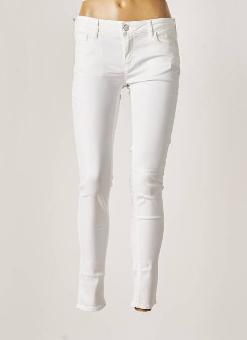 Pantalon slim alb REIKO femeie