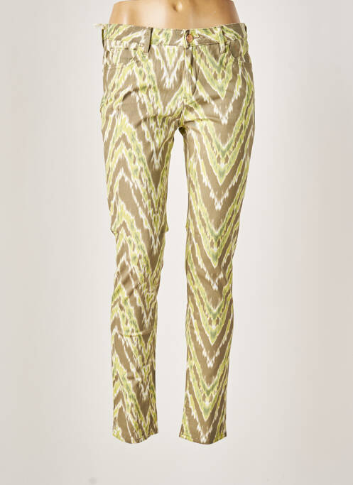 Pantalon slim verde REIKO femeie