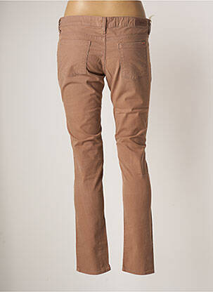 Pantalon slim talie joasă talie joasă maro REIKO femeie