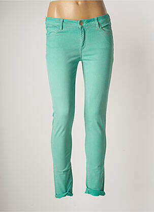Pantalon slim talie joasă talie joasă verde REIKO femeie