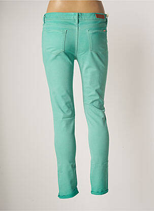 Pantalon slim talie joasă talie joasă verde REIKO femeie