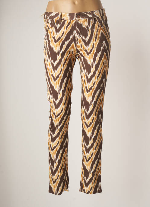 Pantalon slim maro REIKO femeie