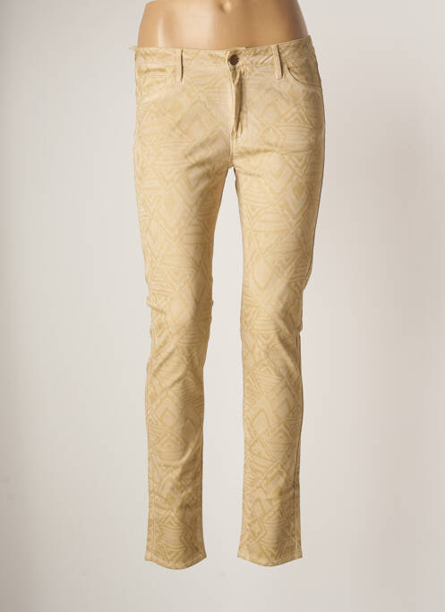 Pantalon slim bej REIKO femeie