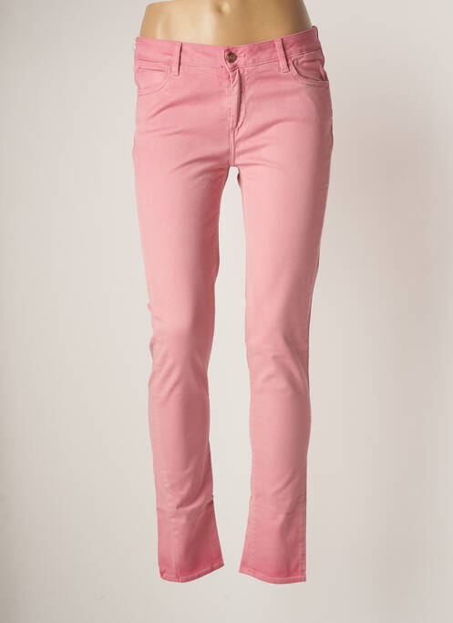Pantalon slim roz REIKO femeie