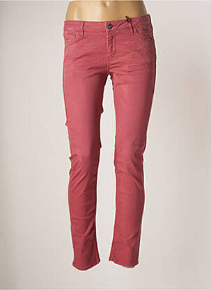 Pantalon slim roșu REIKO femeie