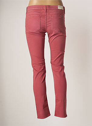 Pantalon slim talie joasă talie joasă roșu REIKO femeie