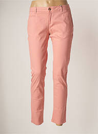 Pantalon chino talie joasă talie joasă portocaliu LAB DIP PARIS femme