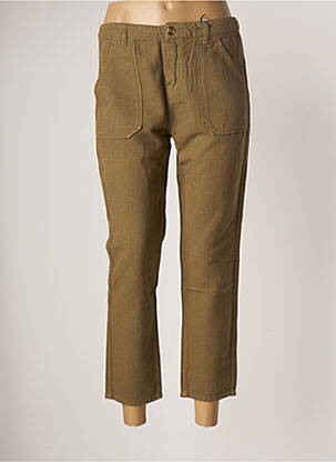 Pantalon trei sferturi verde LAB DIP PARIS femeie