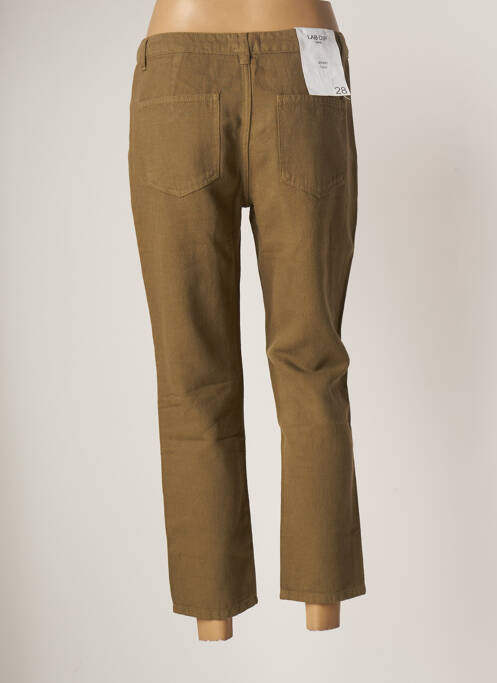 Pantalon trei sferturi croială dreaptă mărime normală verde LAB DIP PARIS femme