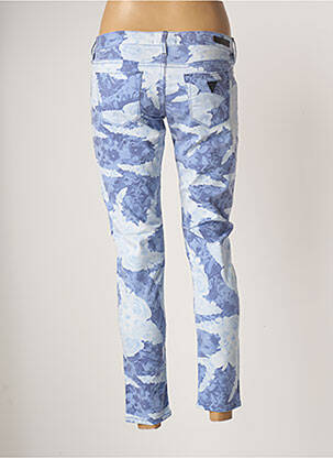 Pantalon 7/8 elasticitate talie joasă albastru GUESS femeie