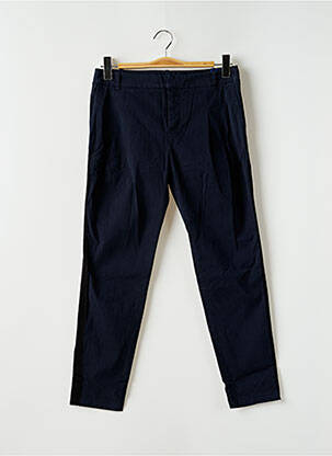 Pantalon 7/8 țesătură poplin mărime normală albastru LEON & HARPER femeie