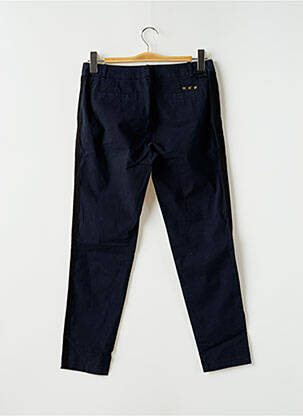 Pantalon 7/8 țesătură poplin mărime normală albastru LEON & HARPER femeie