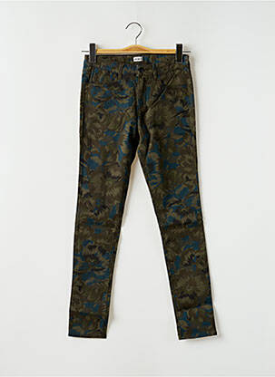 Pantalon slim conic mărime normală verde REIKO femeie