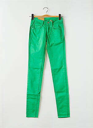 Pantalon slim talie joasă talie joasă verde KAPORAL femeie
