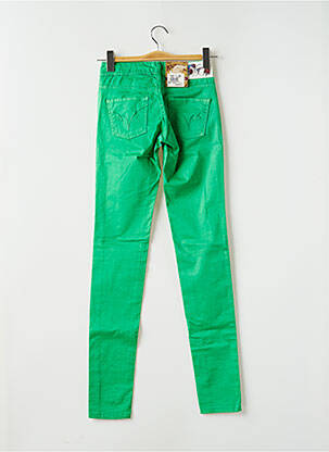 Pantalon slim talie joasă talie joasă verde KAPORAL femeie