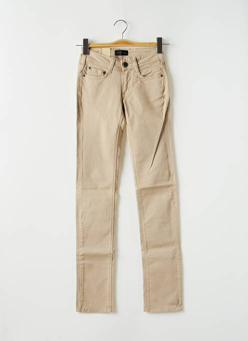 Pantalon slim bej CIMARRON femeie