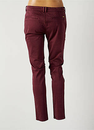 Pantalon chino talie joasă talie joasă roșu LE TEMPS DES CERISES femeie