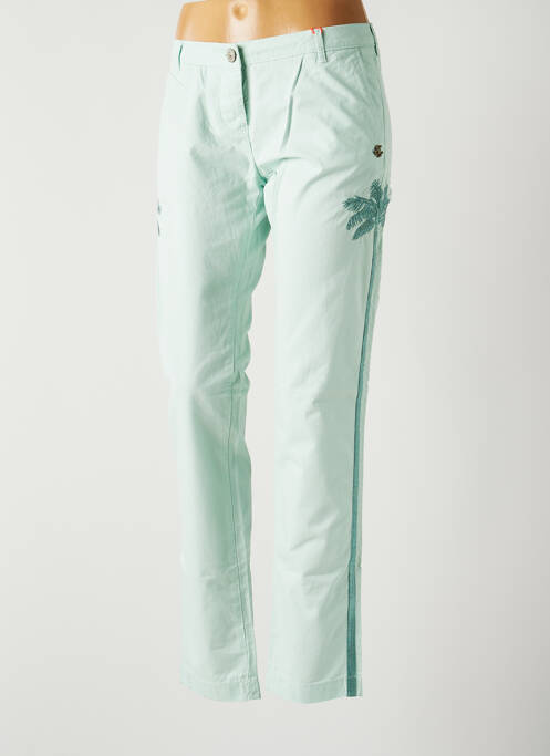 Pantalon chino verde MAISON SCOTCH femeie