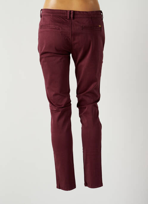 Pantalon chino roșu LE TEMPS DES CERISES femeie