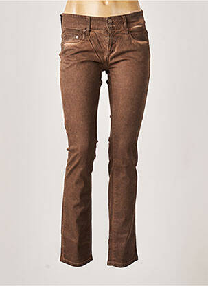 Pantalon drept maro FIVE PM femeie