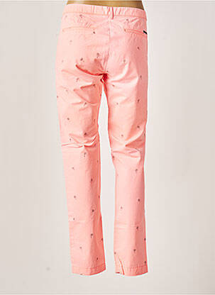 Pantalon chino țesătură poplin mărime normală roz MAISON SCOTCH femeie
