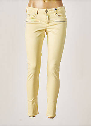 Blugi skinny elasticitate talie joasă galben MAISON SCOTCH femeie