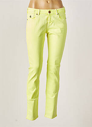 Blugi skinny elasticitate talie joasă galben MAISON SCOTCH femeie