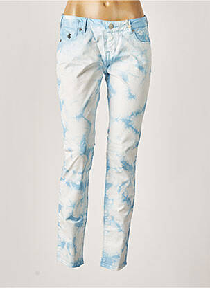 Pantalon slim talie joasă talie joasă albastru MAISON SCOTCH femeie