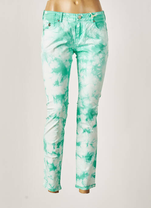 Pantalon 7/8 verde MAISON SCOTCH femeie