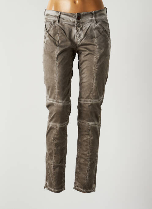 Pantalon 7/8 gri FIVE PM femeie