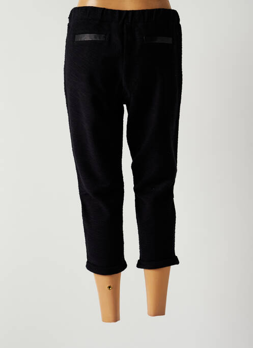 Pantalon trei sferturi negru DEUX TWO femeie