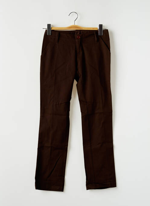 Pantalon 7/8 maro SPIRIT OF GANG femeie