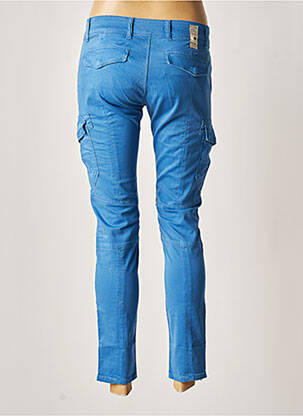 Pantalon 7/8 elasticitate talie joasă albastru FIVE PM femeie