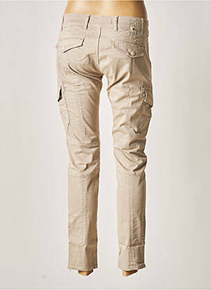 Pantalon 7/8 elasticitate talie joasă bej FIVE PM femeie