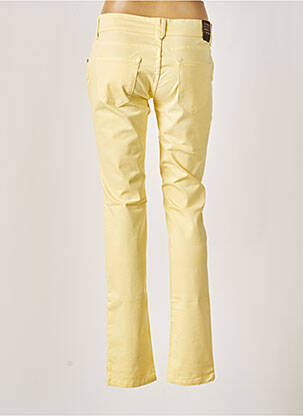 Pantalon slim talie joasă talie joasă galben FIVE PM femeie
