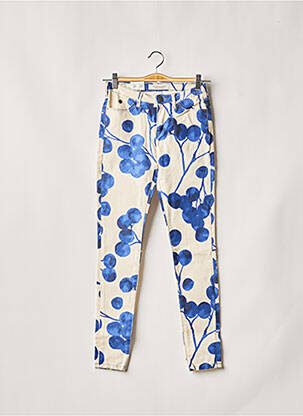 Blugi cu croială slim bej MAISON SCOTCH femeie