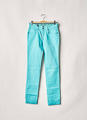 Pantalon slim albastru FIVE PM femeie