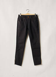 Pantalon drept elasticitate mărime normală negru FIVE PM femeie