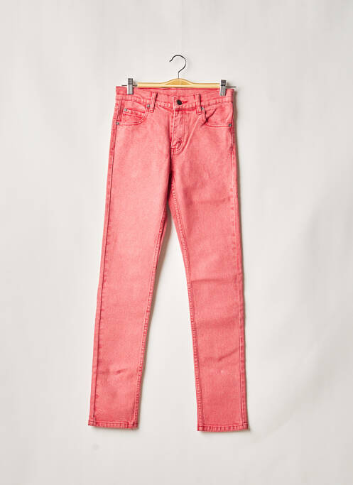 Blugi cu croială slim roșu CHEAP MONDAY femeie