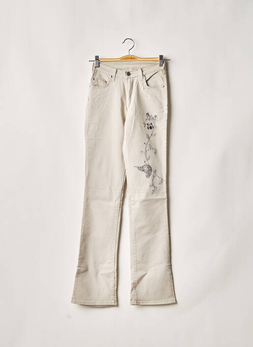 Pantalon drept bej CIMARRON femeie