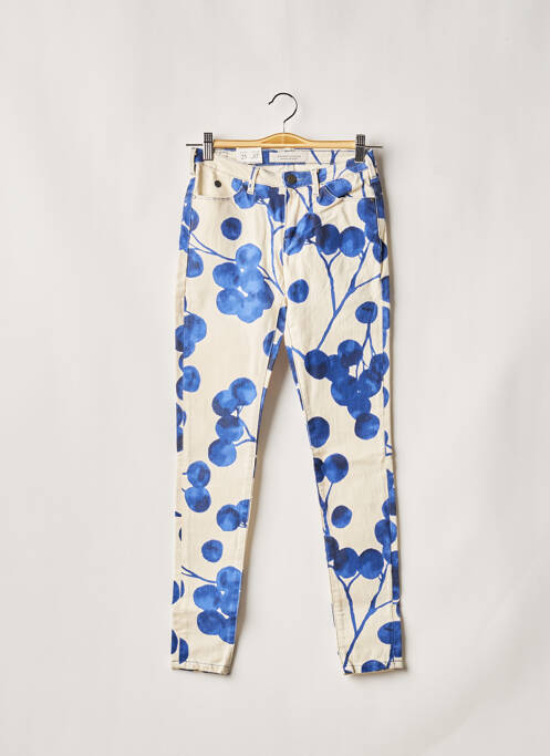 Blugi cu croială slim bej MAISON SCOTCH femeie