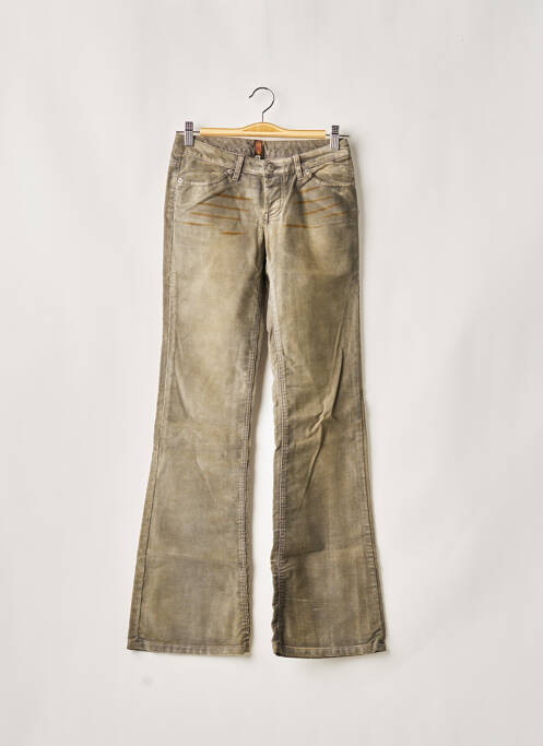 Blugi cu croială dreaptă verde TEDDY SMITH femeie