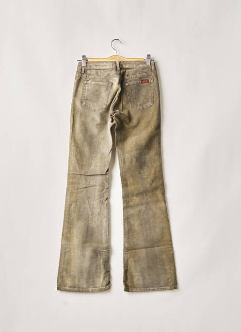 Blugi cu croială dreaptă verde TEDDY SMITH femeie