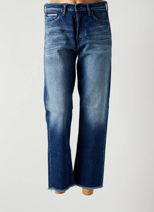 Blugi cu croială dreaptă albastru DONOVAN femeie