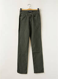 Pantalon slim verde KANOPE femme