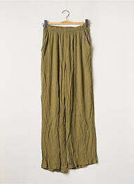 Pantalon drept talie elastică mărime normală verde NASTY GAL femme