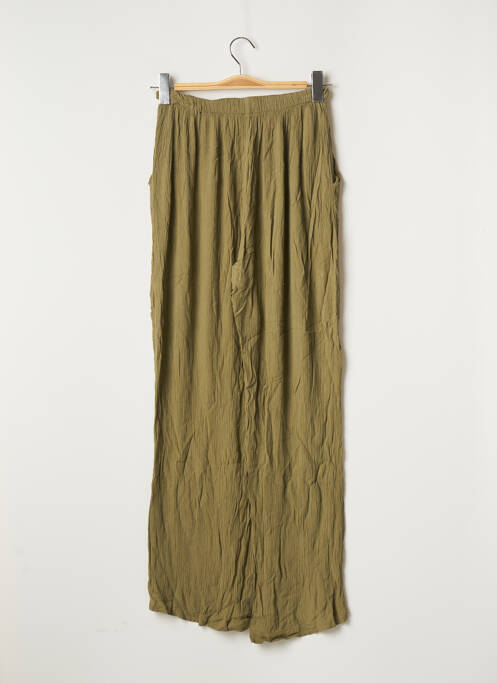 Pantalon drept talie elastică mărime normală verde NASTY GAL femme