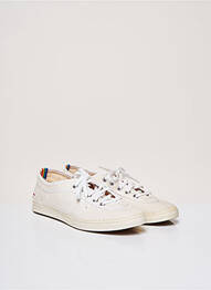 Adidași material neted toc plat până la 3 cm alb ONITSUKA TIGER femeie