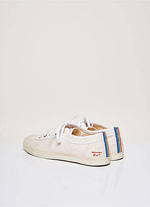 Adidași material neted toc plat până la 3 cm alb ONITSUKA TIGER femeie